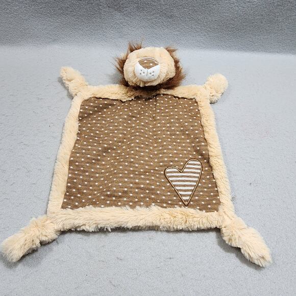 Pride&Joy TIGER LION Raddle Lovey Soother Security Blanket Plush Stuffed Animal - Picture 2 of 6